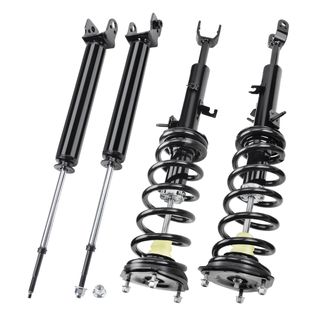 4 Pcs Front & Rear Complete Strut & Coil Spring Assembly for Infiniti G35 03-06 RWD