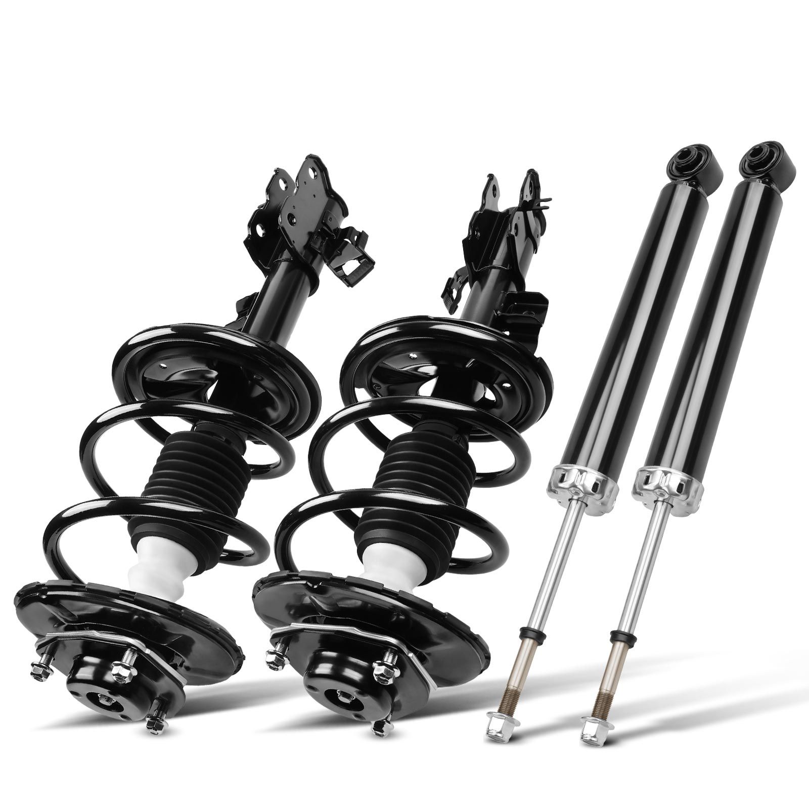 4 Pcs Front & Rear Complete Strut & Coil Spring Assembly for 2008 INFINITI FX35