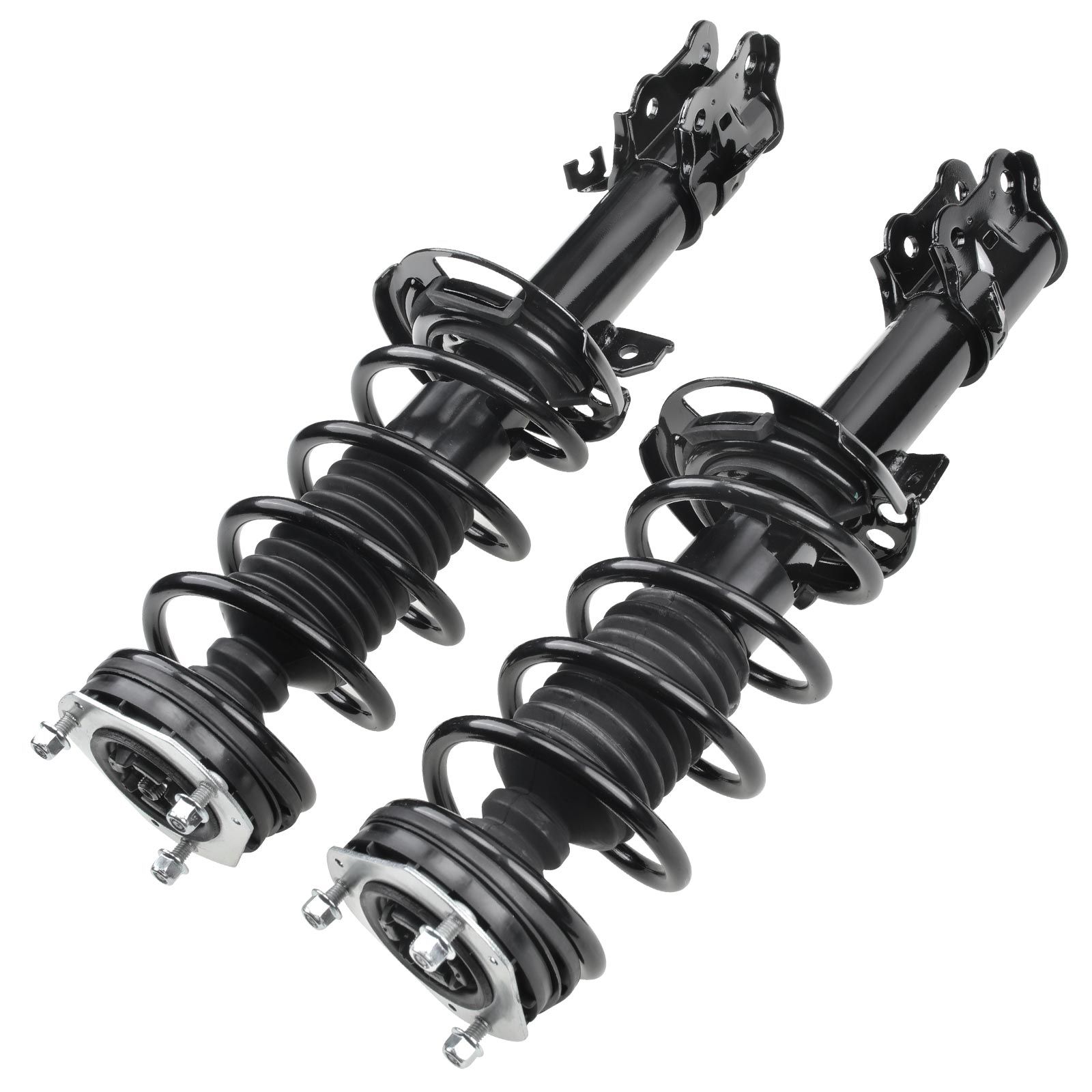 2 Pcs Front Complete Strut And Coil Spring Assembly For Ford Fiesta 2014