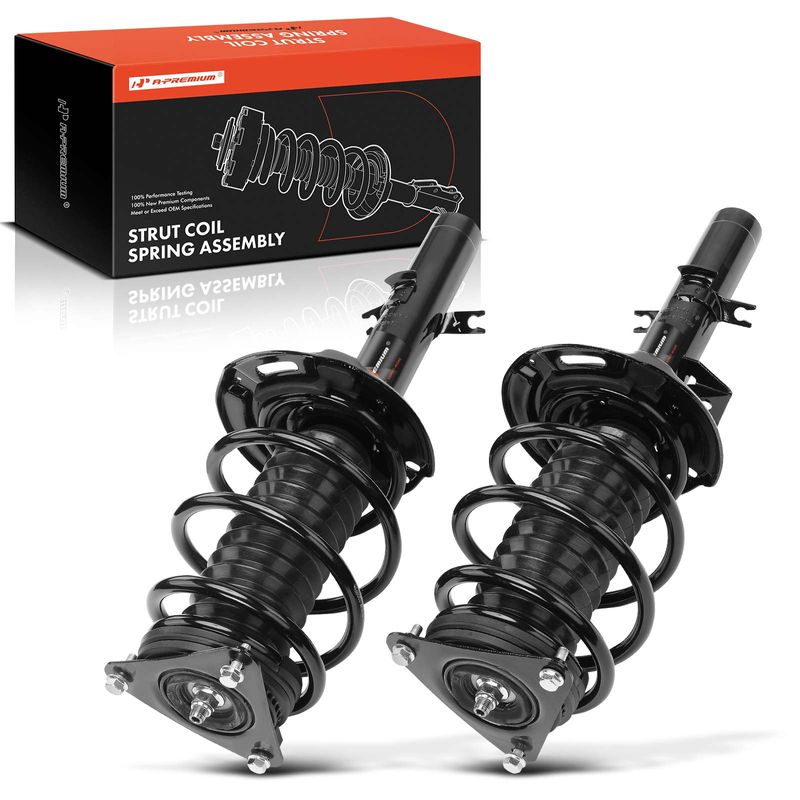 2 Pcs Front Complete Strut & Coil Spring Assembly for Nissan Altima 19-22 FWD