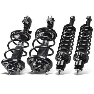 4 Pcs Front & Rear Complete Strut & Coil Spring Assembly for Mitsubishi Lancer 2.0L