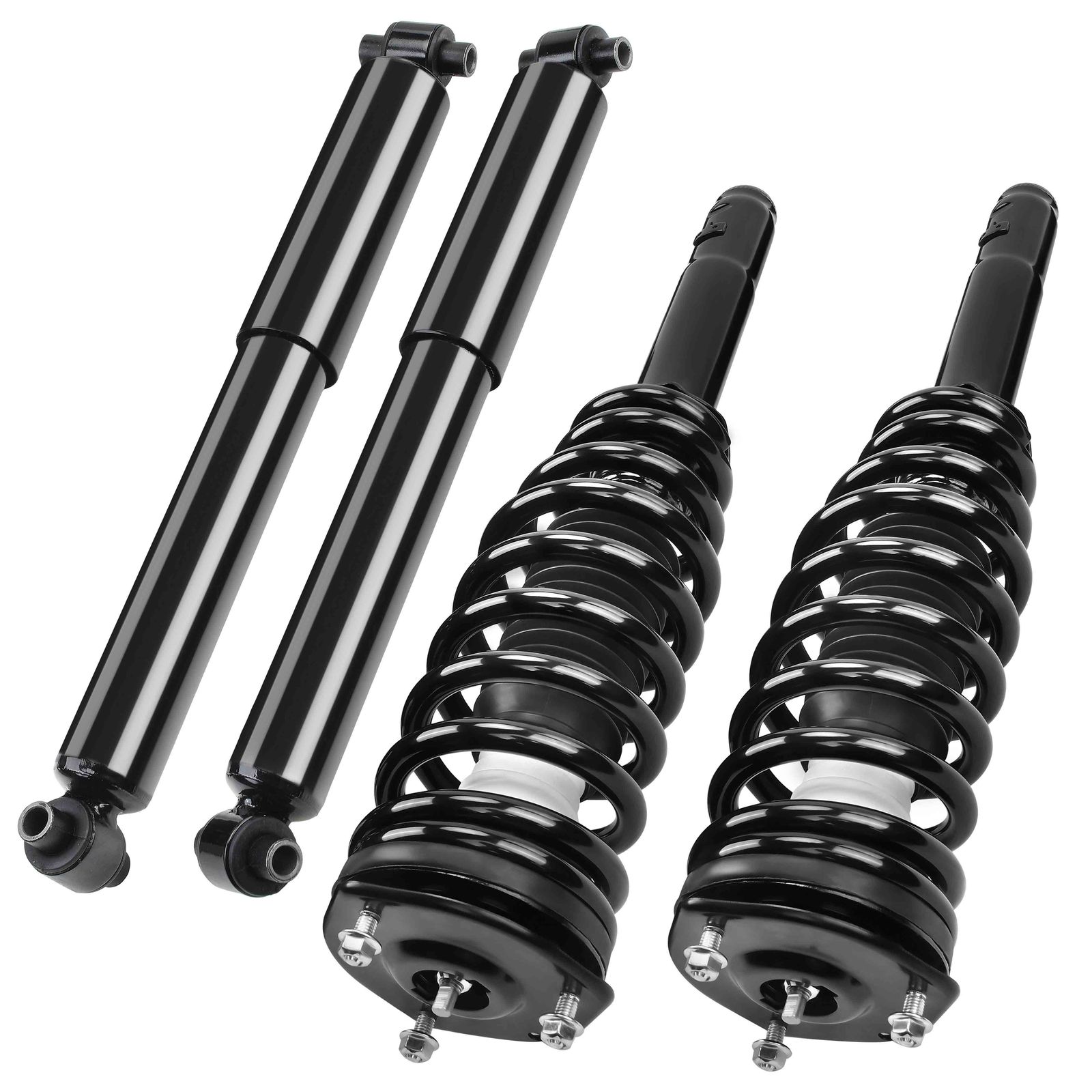 4 Pcs Front & Rear Complete Strut & Coil Spring Assembly for 2011 Ford Fusion