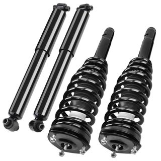 4 Pcs Front & Rear Complete Strut & Coil Spring Assembly for Ford Fusion Mercury