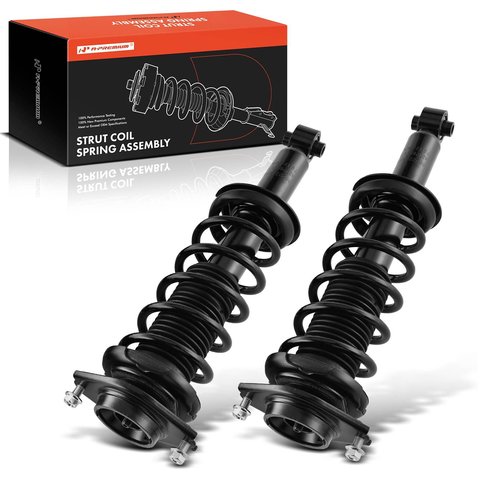 A-Premium Front Pair (2) Complete Strut & Coil Spring Assembly Compatible With Subaru Impreza 2015-2016, 2.0L, Driver And Passenger Side, Replace# 18920498, 18920499, Complete Assemblies - Canada - View #3