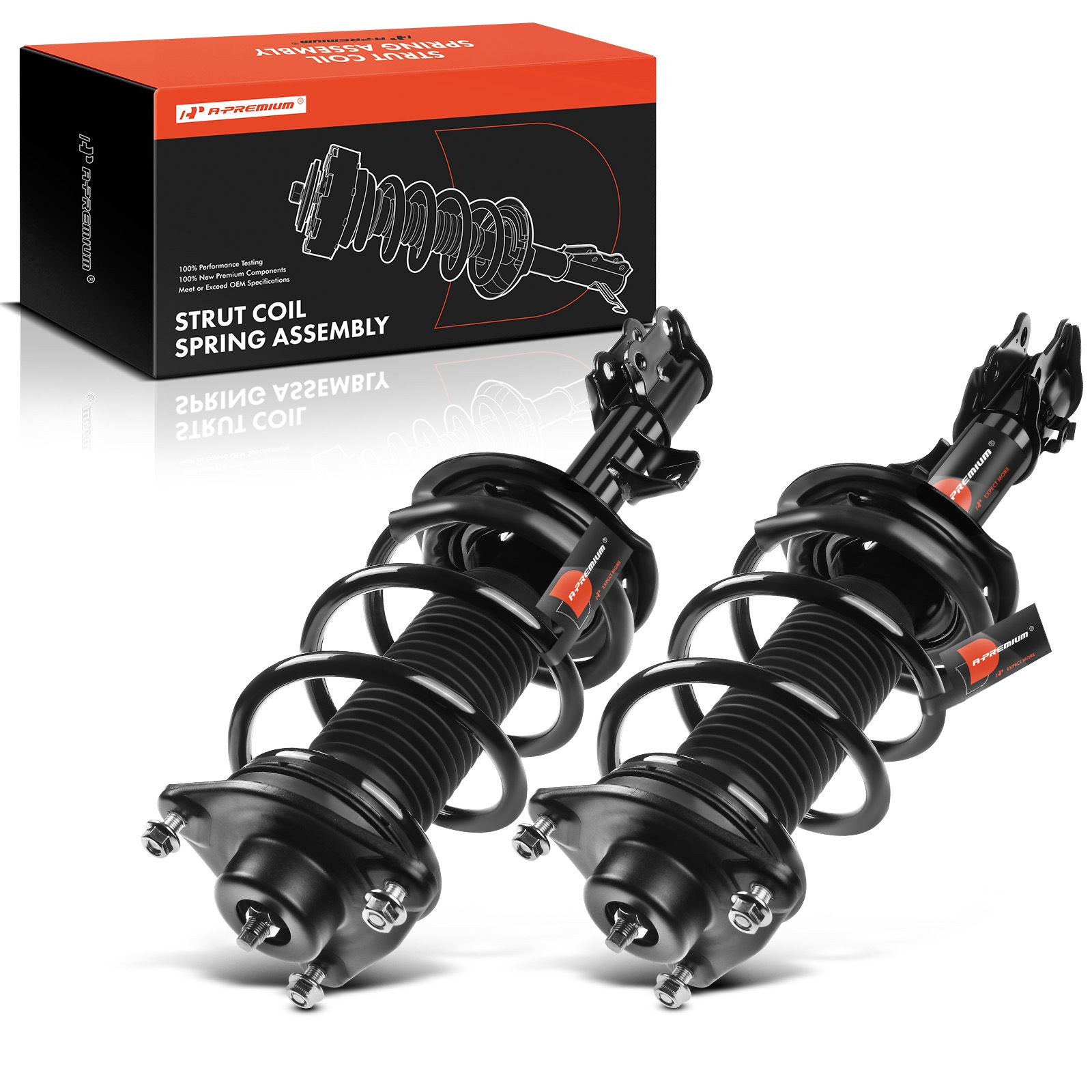 2 Pcs Front Complete Strut & Coil Spring Assembly for Hyundai Tucson