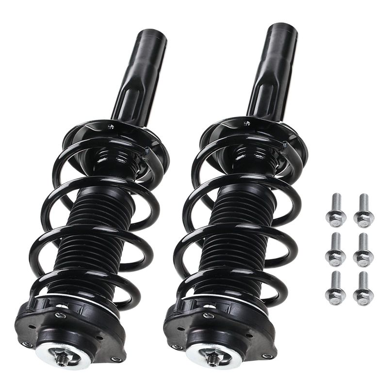 2 Pcs Front Complete Strut & Coil Spring Assembly for 2006 Audi A3 Quattro