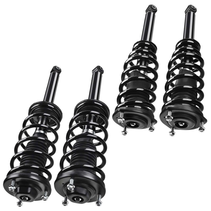 4 Pcs Front & Rear Complete Strut & Coil Spring Assembly for 1994 Lexus LS400