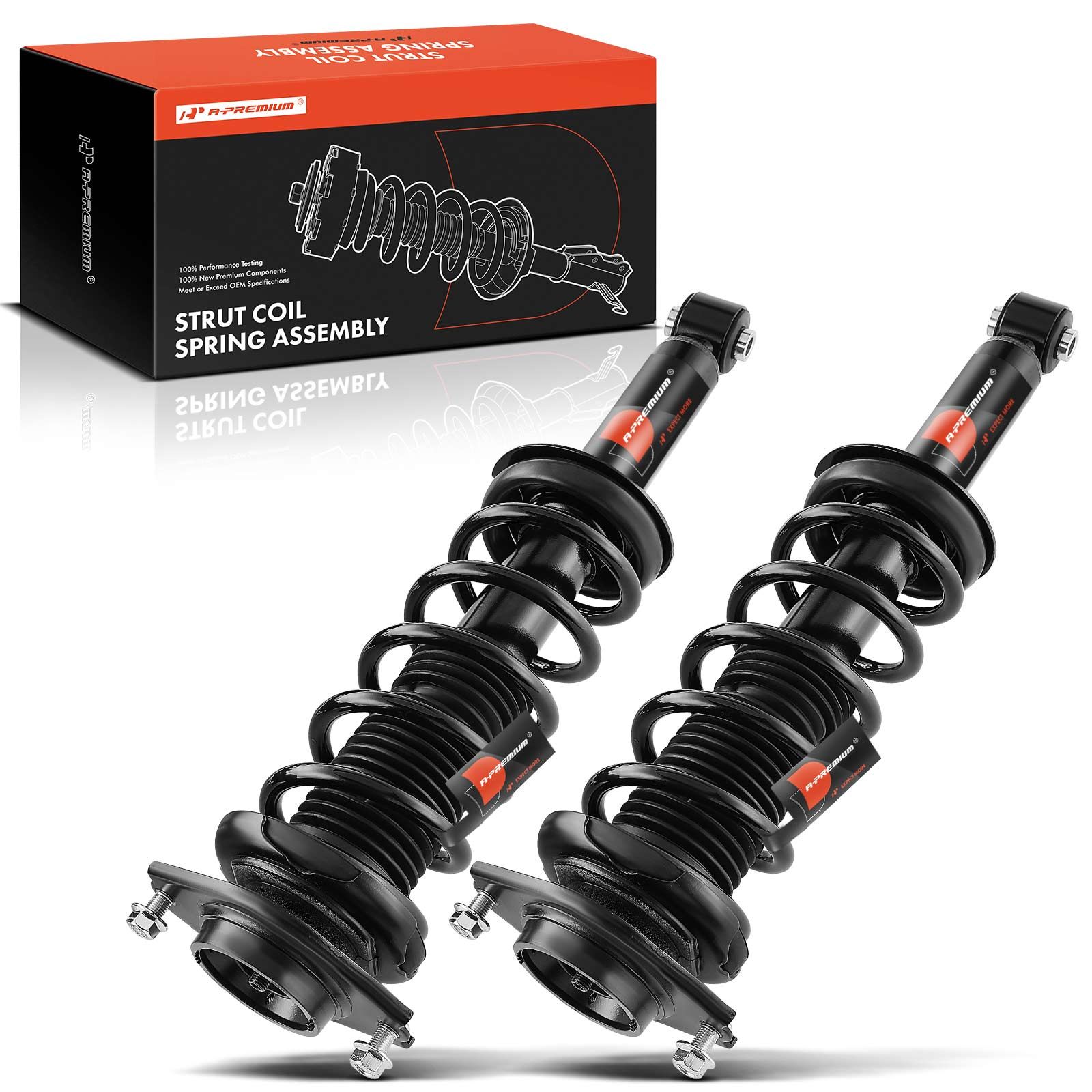 2 Pcs Rear Complete Strut & Coil Spring Assembly for Subaru Crosstrek ...