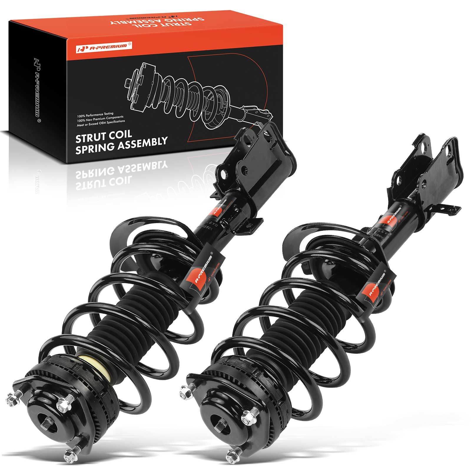 2 Pcs Front Complete Strut & Coil Spring Assembly for 2012 Chrysler 200