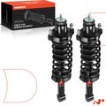 2 Pcs Rear Complete Strut & Coil Spring Assembly for 2011 Mitsubishi Outlander