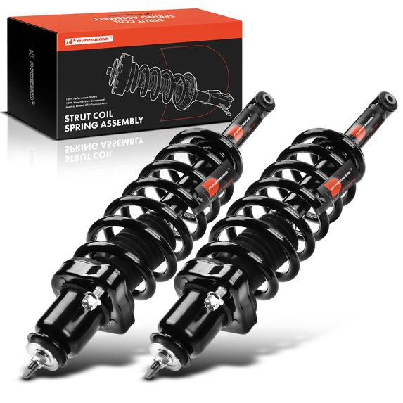 2 Pcs Rear Complete Strut & Coil Spring Assembly for Dodge Journey 2009 2010 FWD 2.4L 3.5L