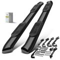 6 Inch Black Steel Oval Side Step Bars for 2014 Chevrolet Silverado 2500