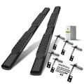 5 Inch Black Steel Oval Straight Side Step Bars for 2022 Ram 1500