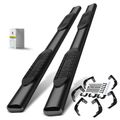 6 Inch Black Steel Oval Straight Nerf Side Step Bars for 2023 Ram 3500