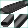 6 Inch Black Steel Oval Nerf Bar Side Bars for 2013 Ford F-350 Super Duty