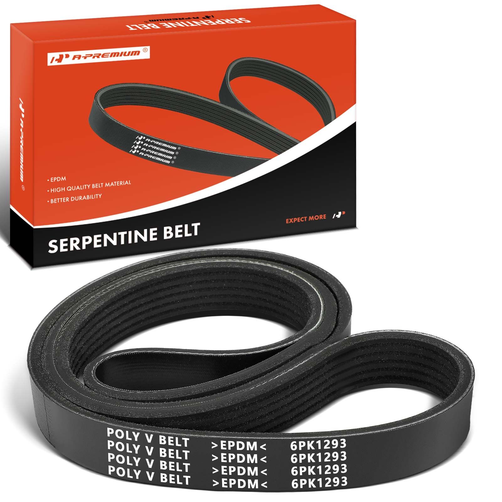 50.95 Inch Serpentine Belt for Ford F-650 F-750 2004 2006-2007 Kenworth W900