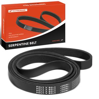 86.78 Inch Serpentine Belt for Ram 1500 Chevy Silverado 1500 GMC Sierra 1500 Ford