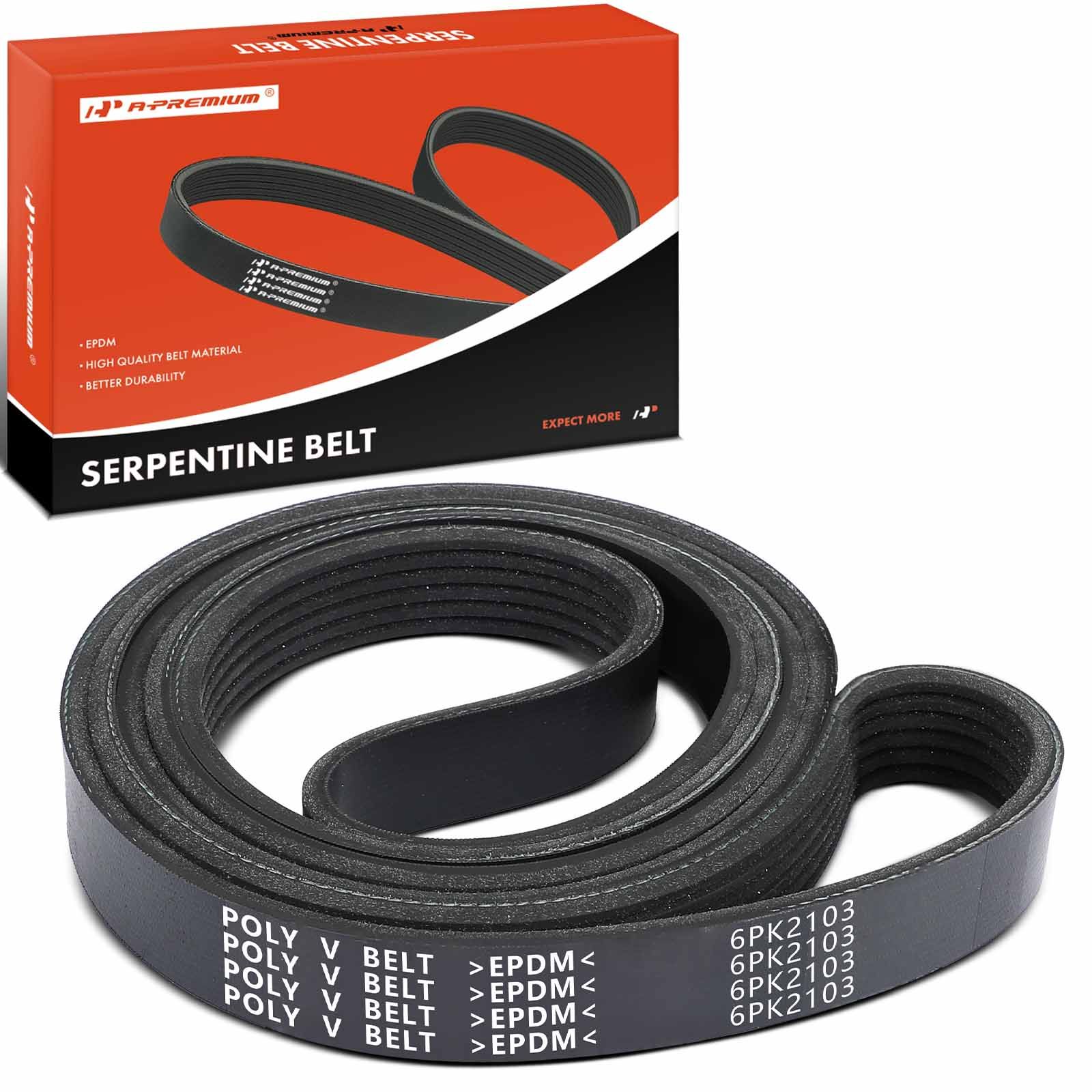 82.86 Inch Serpentine Belt for Ford Ranger 2001-2011 Mazda B2300 Mercedes-Benz S450 W222