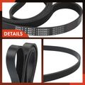 91.11 Inch Serpentine Belt for Ford F-150 Mustang Jeep Wrangler Cherokee Mazda