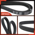 91.85 Inch Serpentine Belt for Ford Escape Fusion Mustang Chevy Impala GMC Audi