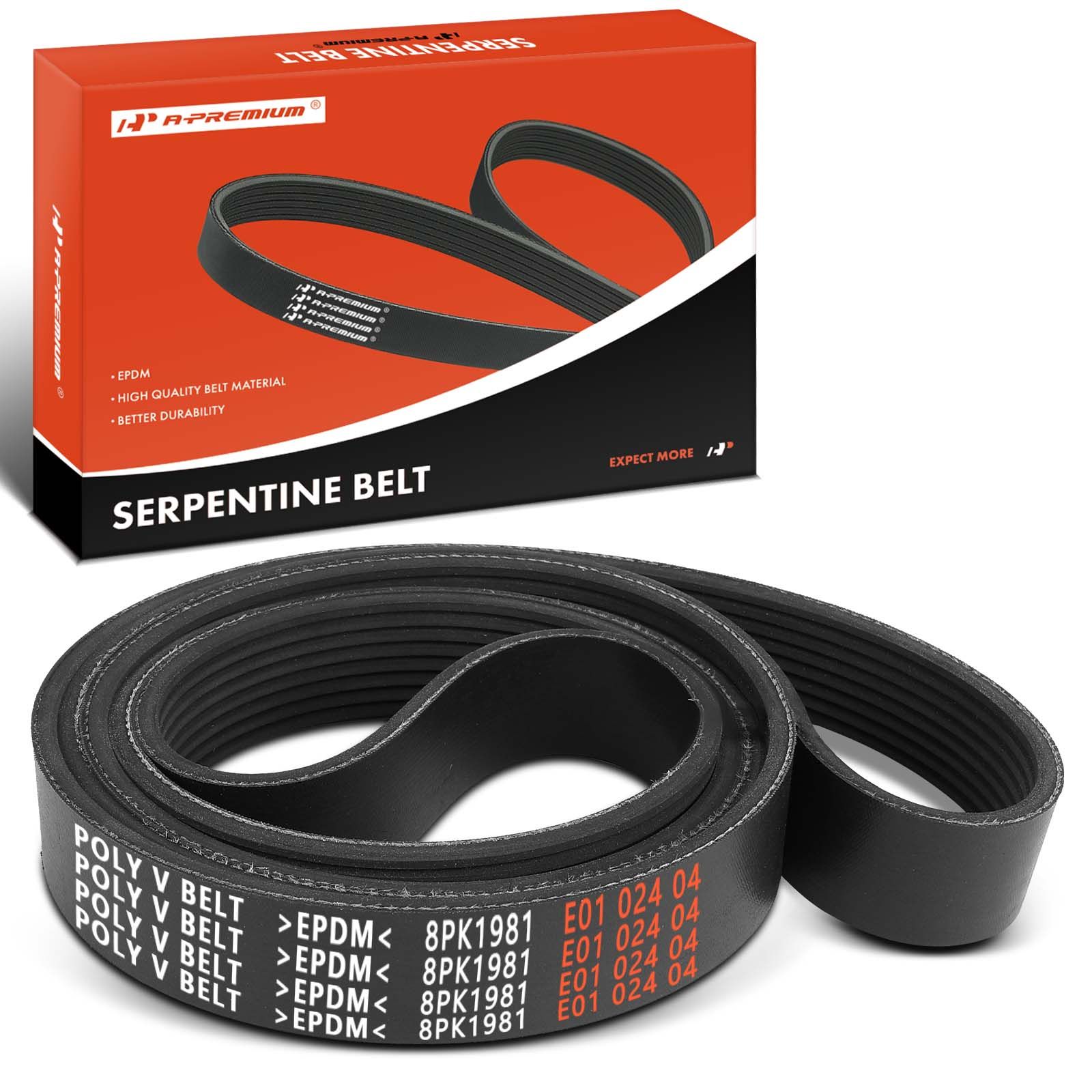 78.02 Inch Serpentine Belt for Ford L Series 1990-1997 Freightliner Sterling Truck