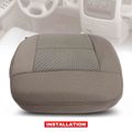 Pebble Tan Front Driver Seat Bottom Cover for 2004 Ford F-150