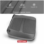Front Driver Seat Cover for Dodge Ram 1500 2500 3500 2004-2005 Black