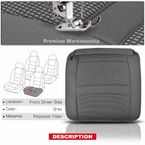 Front Driver Seat Cover for Dodge Ram 1500 2500 3500 2006 Gray