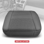 Front Driver Seat Cover for Dodge Ram 1500 2500 3500 2006 Gray
