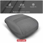 Front Driver Seat Cover for Dodge Ram 1500 2007-2008 Grey Cloth