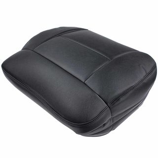 Front Driver Seat Cover for Ford F-150 2004-2008 Ebony Black Synthetic Leather