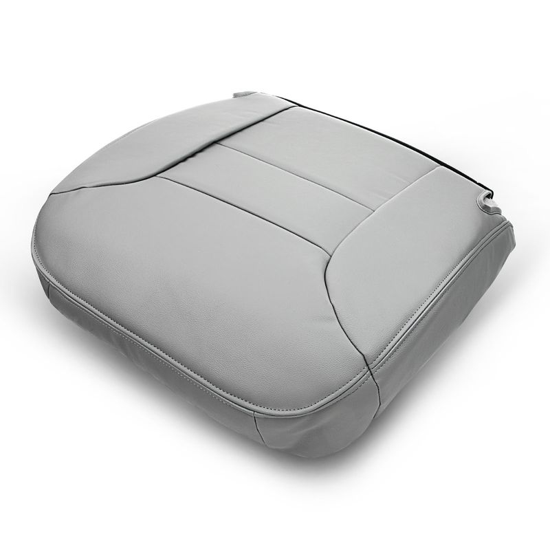 1995-1999 Chevy Tahoe & Suburban LT LS Replacement Leather Seat Cover: Passenger Side Bottom, Navy Blue