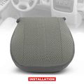 Pewter Gray Front Driver Seat Bottom Cover for 2008 Chevrolet Express 1500