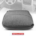 Steel Gray Front Driver Seat Bottom Cover for 2005 Isuzu NPR-HD