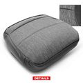 Steel Gray Front Driver Seat Bottom Cover for 2005 Isuzu NPR-HD