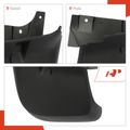 4 Pcs Front & Rear Mud Flaps Splash Guards Fender for Mitsubishi L200 15-18 Pickup