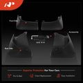 4 Pcs Front & Rear Upgraded Mud Flaps Splash Guards Mudguards for 2024 Tesla Y