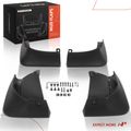 4 Pcs Front & Rear Upgraded Mud Flaps Splash Guards Mudguards for 2024 Tesla Y