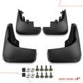 4 Pcs Front & Rear Mud Flaps Splash Guards without Fender Flares for Audi Q5 2009-2017