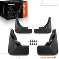 4 Pcs Front & Rear Mud Flaps Splash Guards for 2018 Audi A4