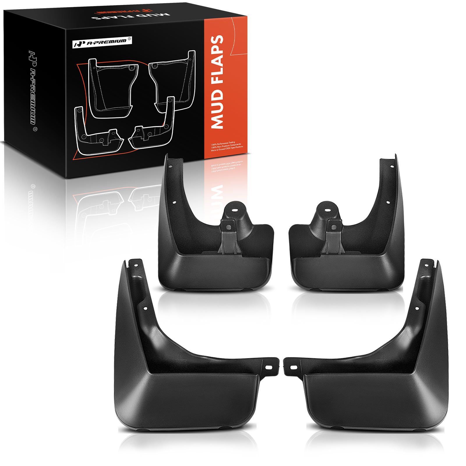 thumbnail image 2 of Unique Bargains 1set Front And Rear Mud Flaps Splash Guards Mud Guards For Volvo Xc90 2005 2014 W Mount Accessories 2 of 10