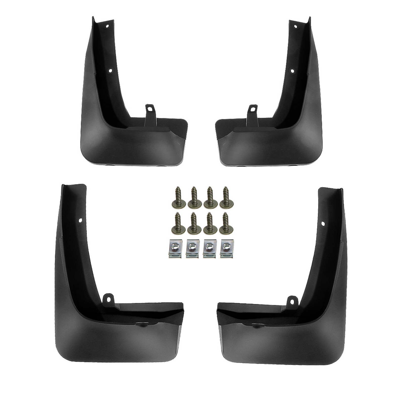 4 Pcs Front & Rear Mud Flaps Splash Guards For 2021 Jeep Wrangler