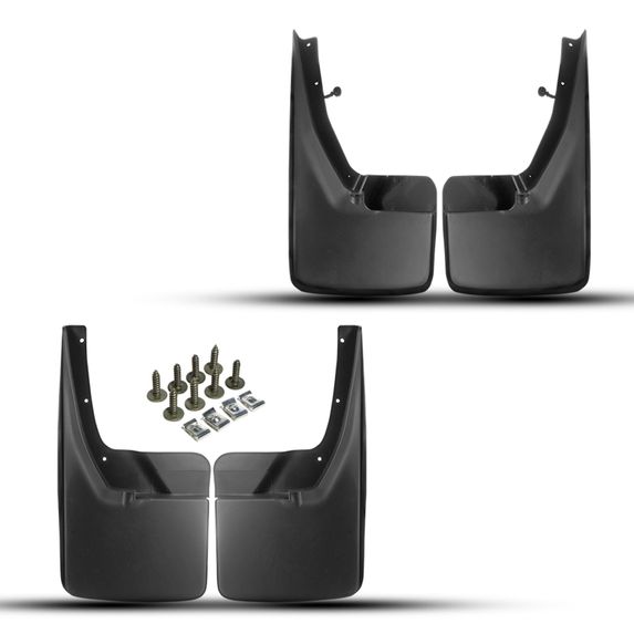 4 Pcs Front & Rear Mud Flaps Splash Guards for Dodge Ram 1500 2500 3500 2009-2016
