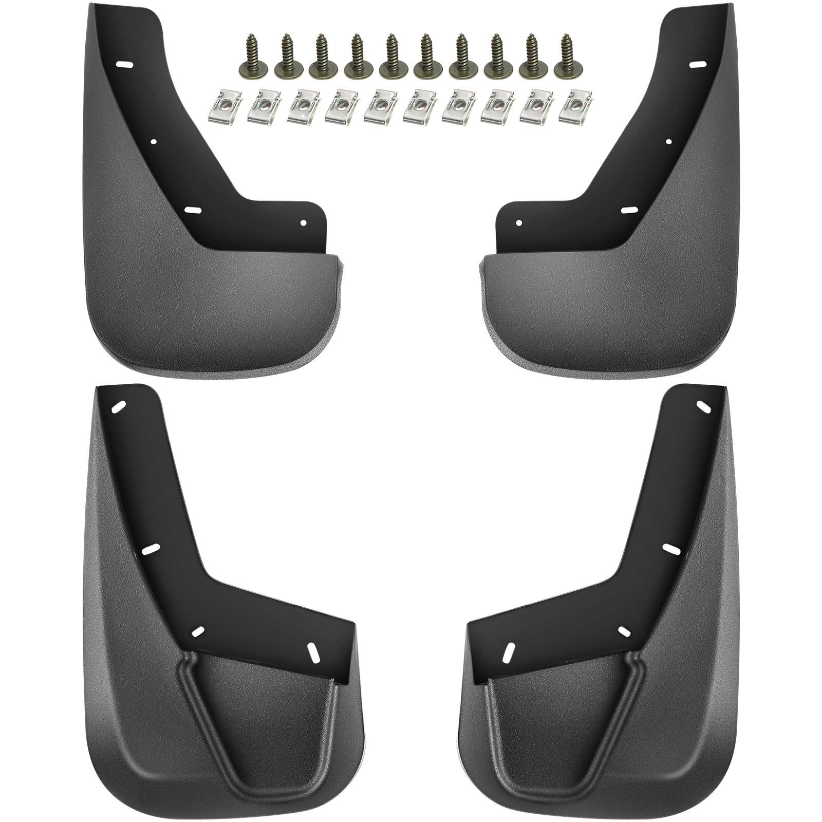 4 Pcs Front & Rear Mud Flaps Splash Guards for Chevy Tahoe Yukon Cadillac Escalade