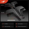 4 Pcs Front & Rear Mud Flaps Splash Guards for 2018 GMC Sierra 2500 HD