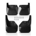 4 Pcs Front & Rear Mud Flaps Splash Guards without Fender Flares for 2009 GMC Envoy