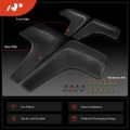 4 Pcs Front & Rear Mud Flaps Splash Guards without Fender Flares for 2007 Chevrolet Suburban 2500