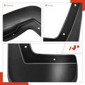 4 Pcs Front & Rear Mud Flaps Splash Guards With Fender Flares for 2011 Chevrolet Equinox