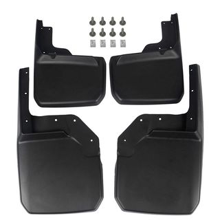 4 Pcs Front & Rear Mud Flaps Splash Guards for Jeep Wrangler JK 2007-2018