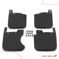 4 Pcs Front & Rear Mud Flaps Splash Guards for 2023 Jeep Gladiator